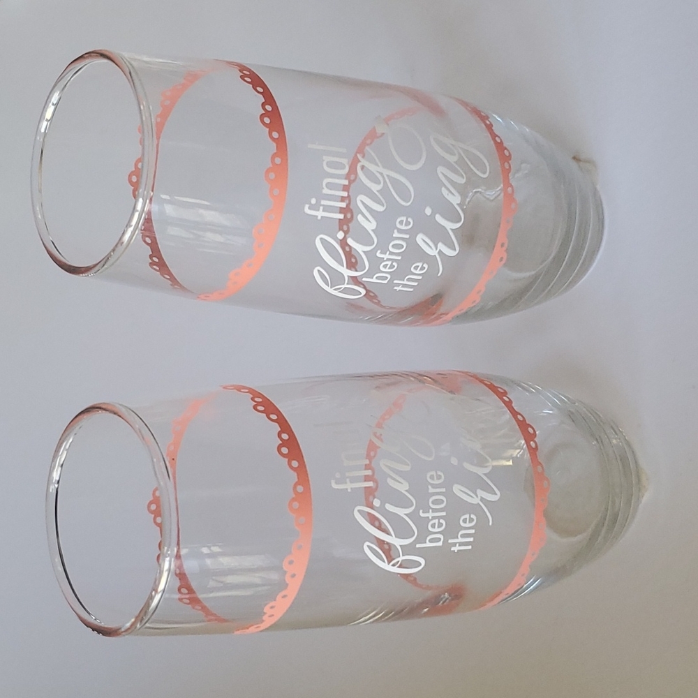 🟣 3/$25 Bachelorette NWT Glasses